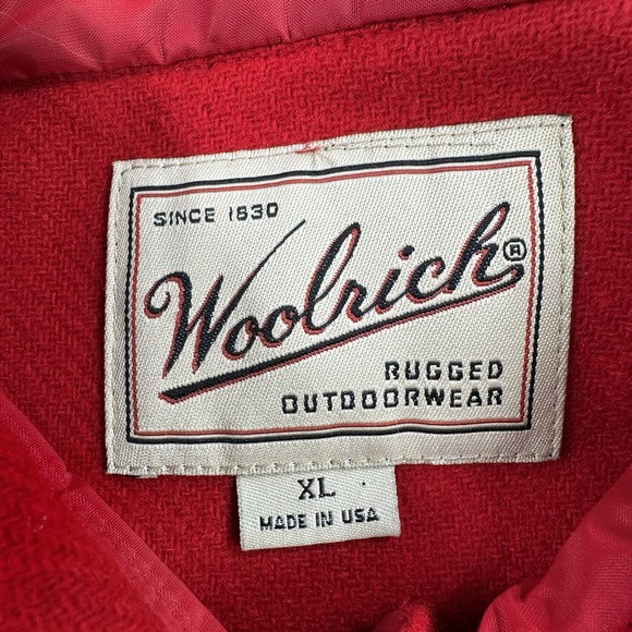 Vintage Woolrich Boys Scouts Of America Jac-Shirt Mens XL Red Order Of The Arrow - Picture 6 of 14